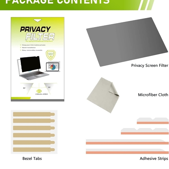 Privacy Filter for 14" Laptop/Desktop/ MacBook Pro 14. (NWT) - Picture 6 of 6